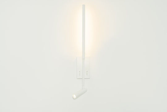 Zambelis Lights Μονό LED Θερμό Λευκό Σποτ σε Λευκό Χρώμα