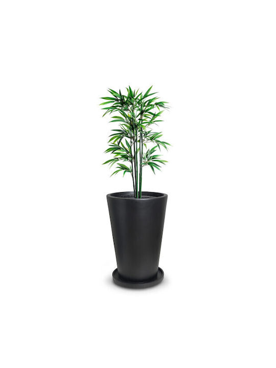 Harmony Pot Ceramic Black 30x30x51.5cm.