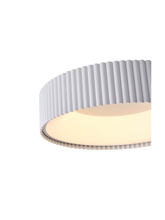 Eurolamp Ceiling Mount Light White with Integrated LED