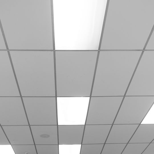 Eko Light Παραλληλόγραμμο Κρεμαστό LED Panel 40W με Φυσικό Λευκό Φως 4000K 120x30εκ.