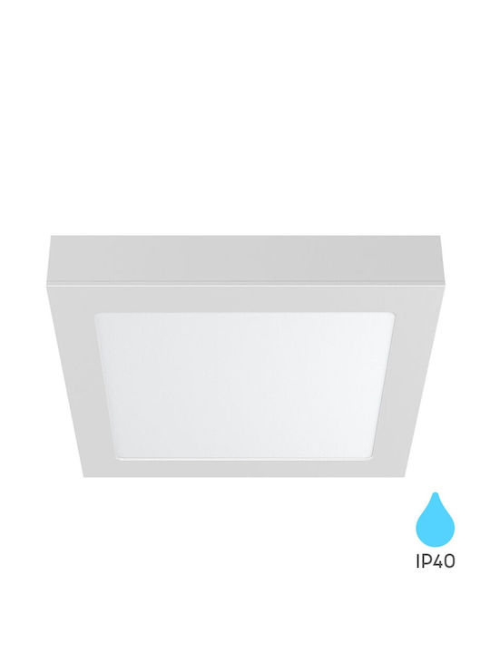 Braytron Panel Square Outdoor LED Panel 18W with Natural White Light 4000K 20.4x20.4cm