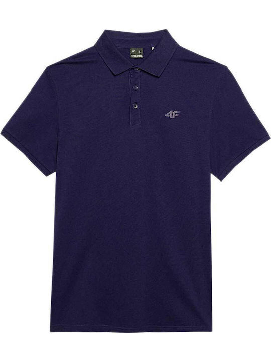 Tricou Polo Cu Mânecă Scurtă Albastru Marin