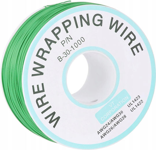 Cablu tip Kynar Awg 0,25mm Verde 200m