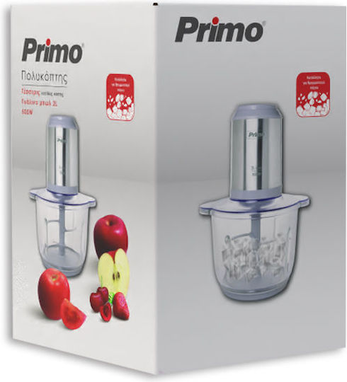Primo PRFC-40486 Πολυκόπτης Multi 500W με Δοχείο 2lt Inox