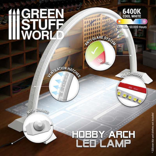 Green Stuff World Dekorative Lampe Weiß 23Stück