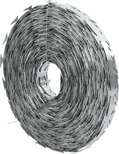 vidaXL Wire Fencing Razor Wire Gray 500m