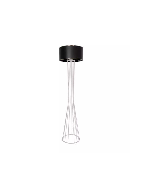 GloboStar Nova Φωτιστικό Δαπέδου Υ155xΜ38εκ. με Ντουί για Λαμπτήρα E27 Λευκό