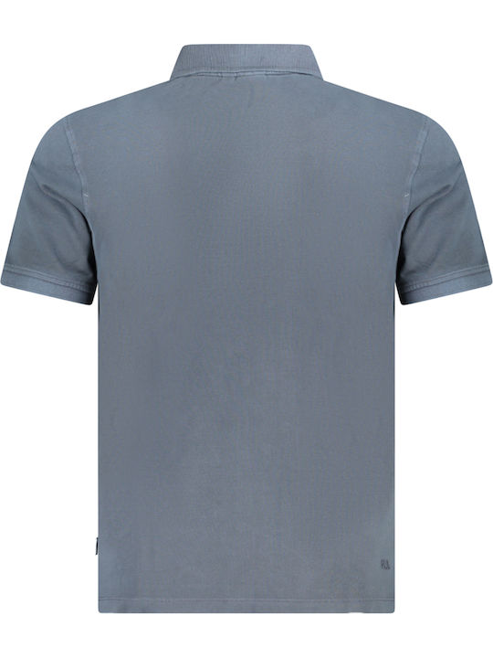 Polo Herrenbluse Kurzarm Blaue