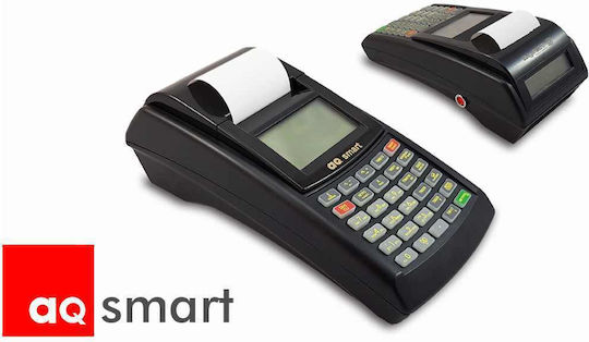 Carat AQ Smart Φορητή Ταμειακή Μηχανή χωρίς Μπαταρία σε Μαύρο Χρώμα