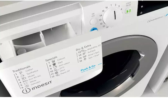 Indesit Πλυντήριο-Στεγνωτήριο Ρούχων 7kg/6kg Ατμού 1400 Στροφές