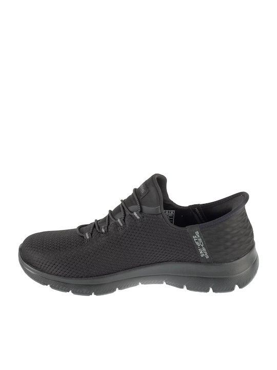 Slip-ins Summits Diamond Women's Canvas Slip-Ons Black