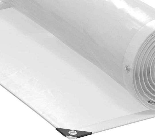 vidaXL Αδιάβροχος Μουσαμάς 140gr/m² 3x2μ. Ελαφρού Τύπου Διάφανος