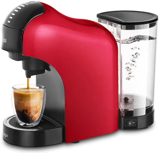 Ufesa Bellagio Pod Coffee Machine Pressure 15bar Red