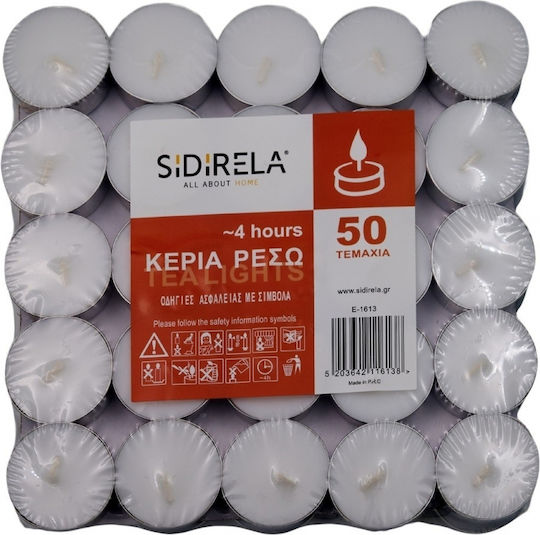 Sidirela Teelichter 50 Stück Sidirela Teelichter 50 Stück
