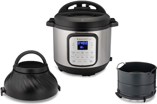 Instant Pot Duo Crisp Мултикукър 1500W с Капацитет 8лт Сребрист