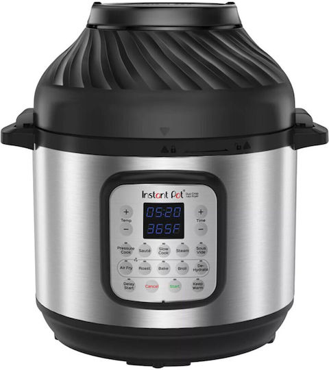 Instant Pot Duo Crisp Мултикукър 1500W с Капацитет 8лт Сребрист
