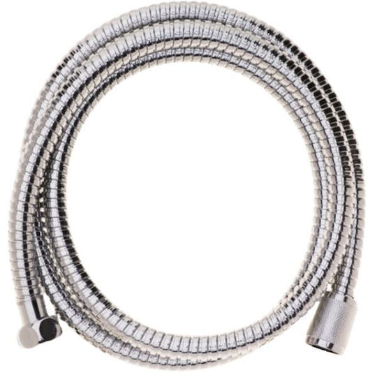 Interflex Σπιράλ Ντουζ Μεταλλικό 200cm Ασημί