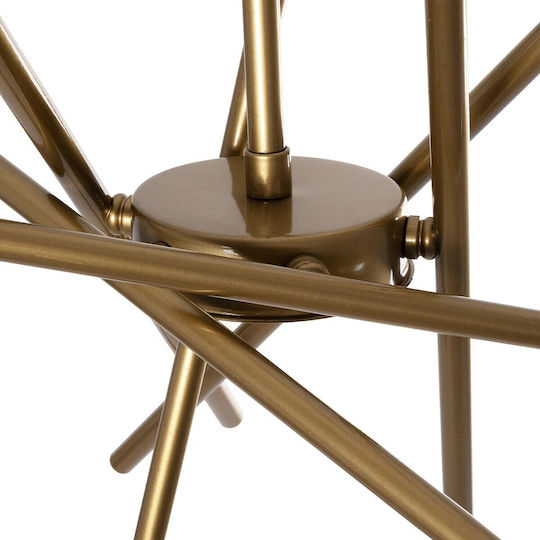 GloboStar Sunfy Lustră Bronz Rețea pentru 6 Becuri E27 60x70x60cm.
