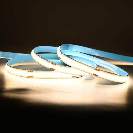 Eurospot Ταινία LED Φυσικό Λευκό Φως 5m Τύπου COB