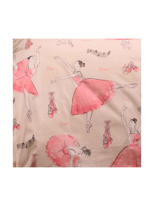 Melinen Βρεφική Παπλωματοθήκη Ballet Ecru 110x160εκ.