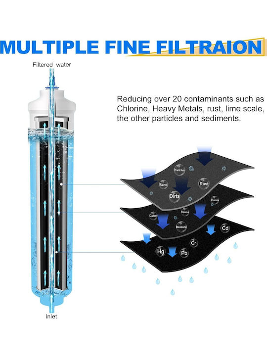 Icepure În aer liber Cartuș Filtru de Apă pentru Frigider 2buc