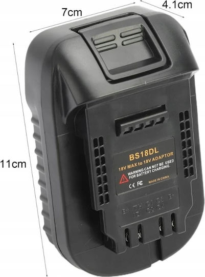 Adapter Battery Converter Bosch 18v To Dewalt 18v Bs18dl