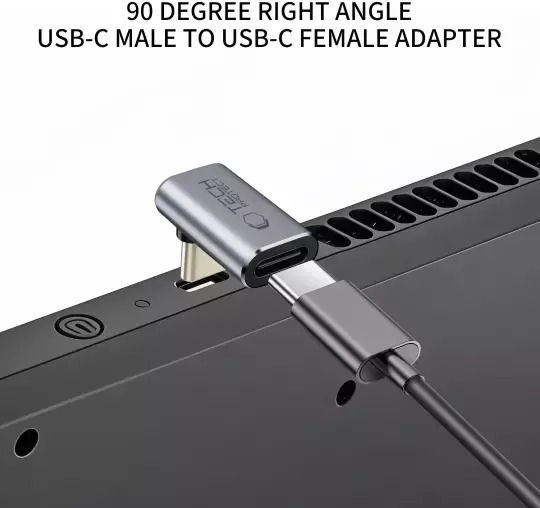 Tech-Protect Ultraboost Converter USB-C male to USB-C female Gray 1pcs