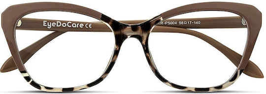 Blue Light Computer Glasses Felicia Pink Tortoise
