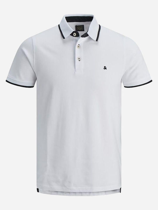 Polo T-shirt White/black