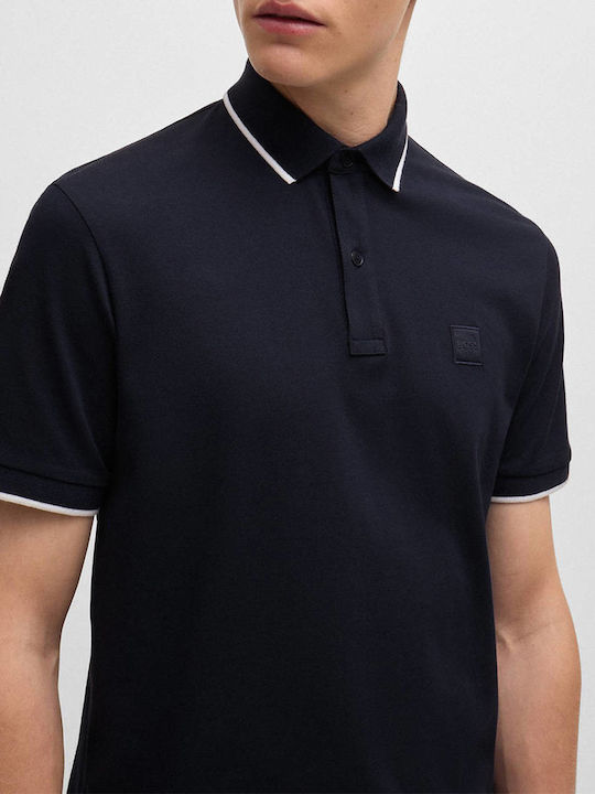 Herrenblusen Polo T-Shirt in Marineblau