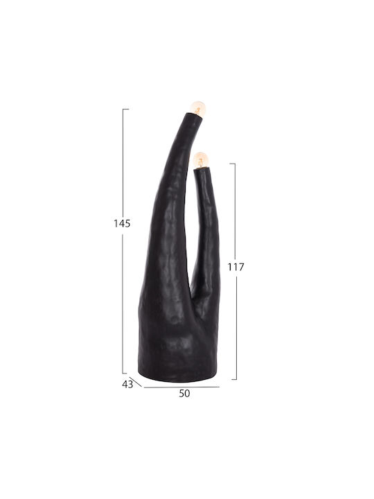 HomeMarkt Tusken Φωτιστικό Δαπέδου Υ117εκ. Μαύρο HomeMarkt Tusken Φωτιστικό Δαπέδου Υ117εκ. Μαύρο