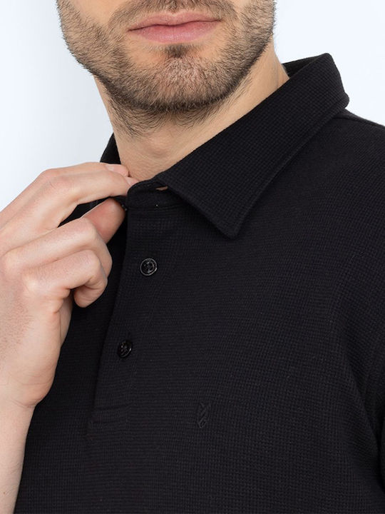 Polo Short Sleeve Blouse Black