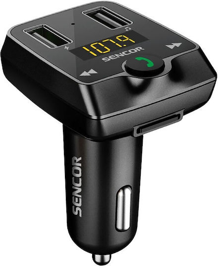 Sencor FM Transmitter Αυτοκινήτου με Bluetooth / USB