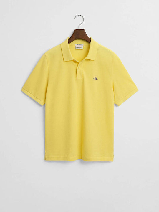 Pique Polo T-Shirt Yellow