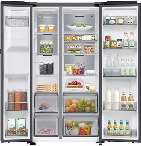 Samsung 621lt Total NoFrost Î178.4xL91.2xA72.6cm. Negru RS90F64EETEF
