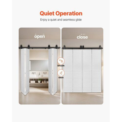 Vevor Sliding Door Mechanism 152.4cm Black