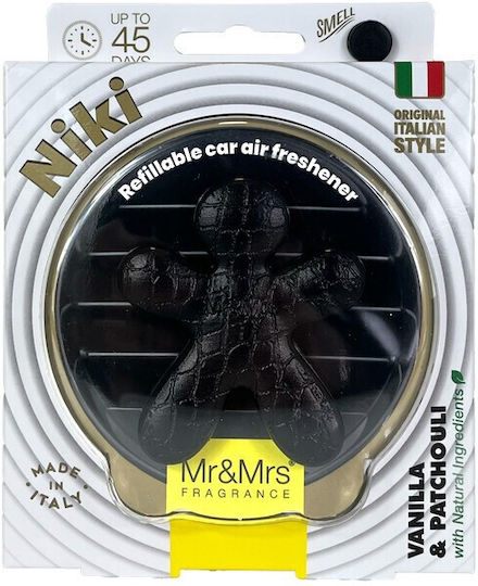 Mr & Mrs Fragrance Car Refill Air Freshener Air Vent Niki Vanilla / Peach / Jasmine