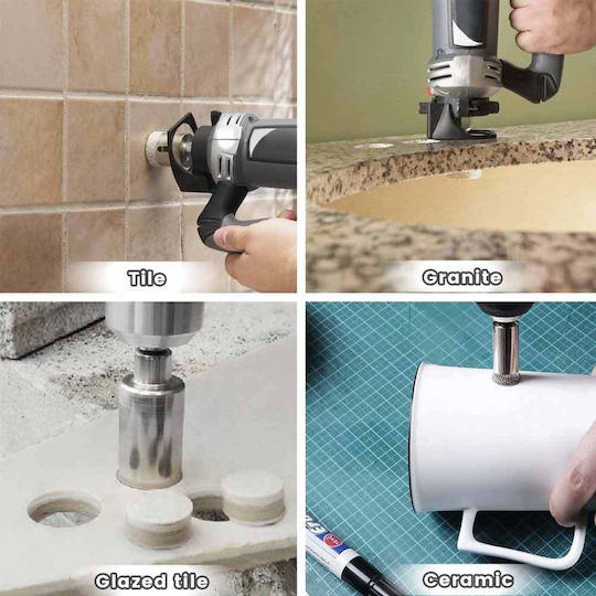 Diamond Hole Saw Set Glass for Tile