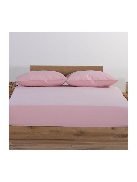 Nef-Nef Homeware Bettlaken für Einzelbett mit Gummiband 100x200+30cm. Jersey Grün