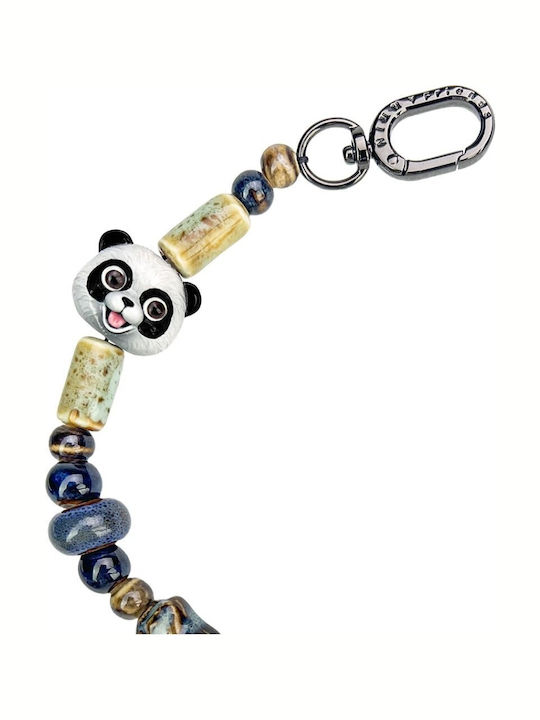 Nimmy Bag Charm Handstrap New Big Eye Cute Pets 2.0 Black N-xdy-sl-06