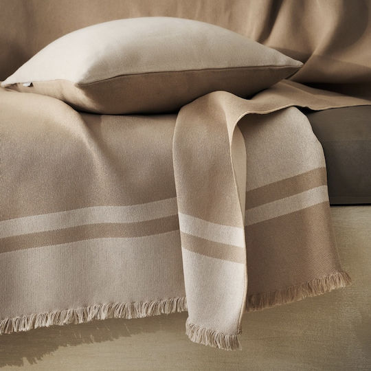 Gofis Home Marian Sofa Throw 2 Seater 2 Sides 180x250cm Ground Beige 336/41