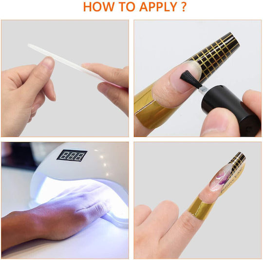 Self-Adhesive Disposable Nail Forms Nail Extension 50 Pieces 2omo67