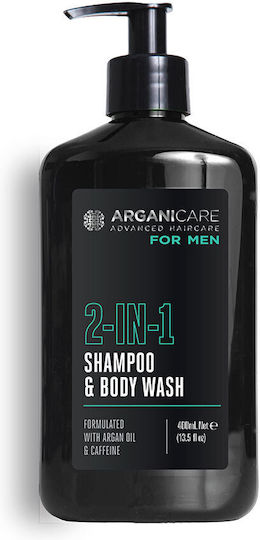 Arganicare Gel De Duș Calmant Pentru Bărbați 400ml