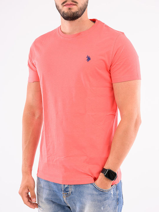 Assn Mick Polo Kurzarm T-Shirt Korallrot