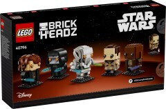 LEGO Brick Headz Star Wars Revenge Of The Sith Eroi Și Răufăcători Pentru 10+ Ani 656 Bucăți