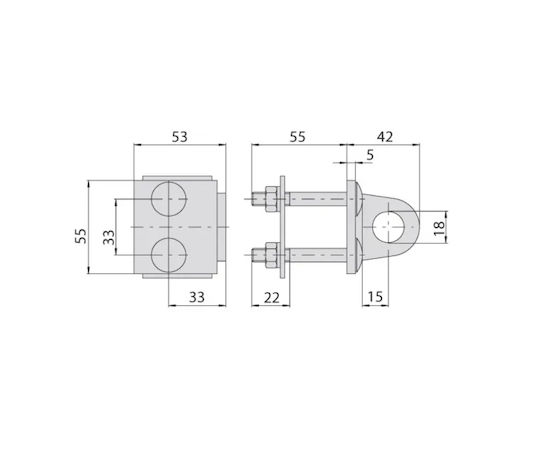 Cisa Steel Padlock Angles Set Screws