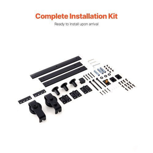 Vevor Sliding Door Mechanism 101.6cm Black