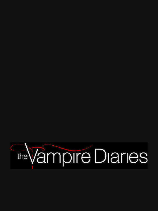 Vampire Diaries Unisex T-shirt Μαύρο