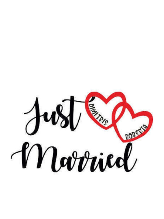 Just Married Unisex Unisex T-shirt Ροζ