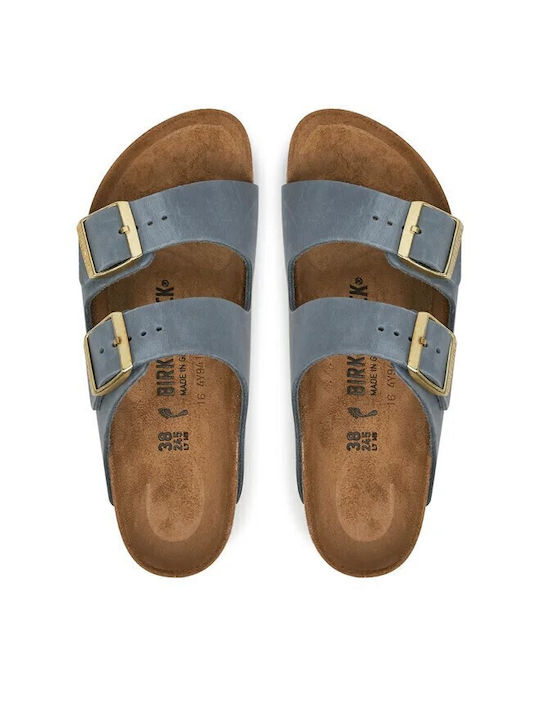 Arizona Sandale Casual Damă Gri Fit Îngustă Din Piele